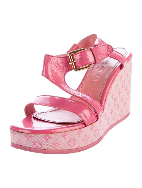 louis vuitton shoes wedges|louis vuitton slip on sandals.